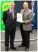 2012 AIES National Medal for Excellence Awarded to Deputy Commissioner Ian Stewart APM, Queensland Police Service