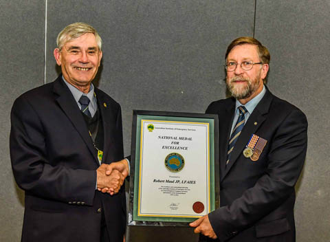 2015 AIES National Medal for Excellence Awarded to Mr Robert Maul LFAIES, JP